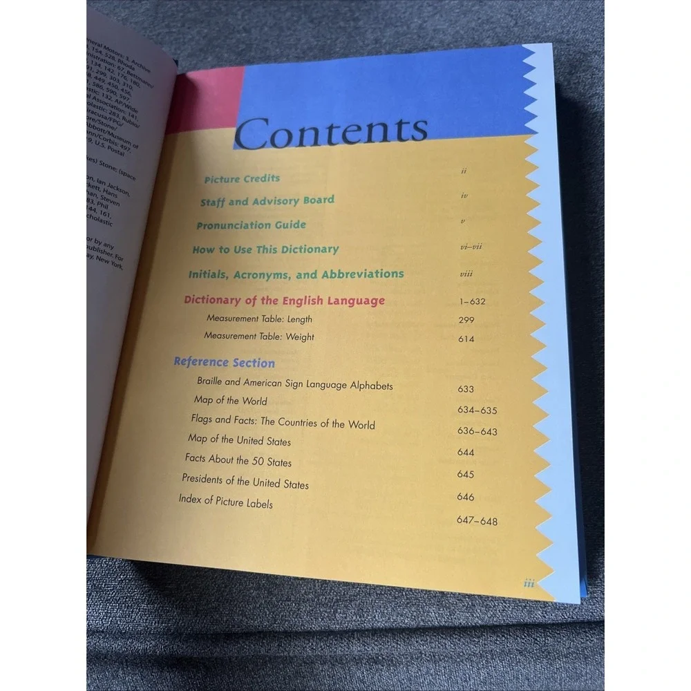 Scholastic Children's Dictionary Kids OS Multi-Color Updated Reference Book